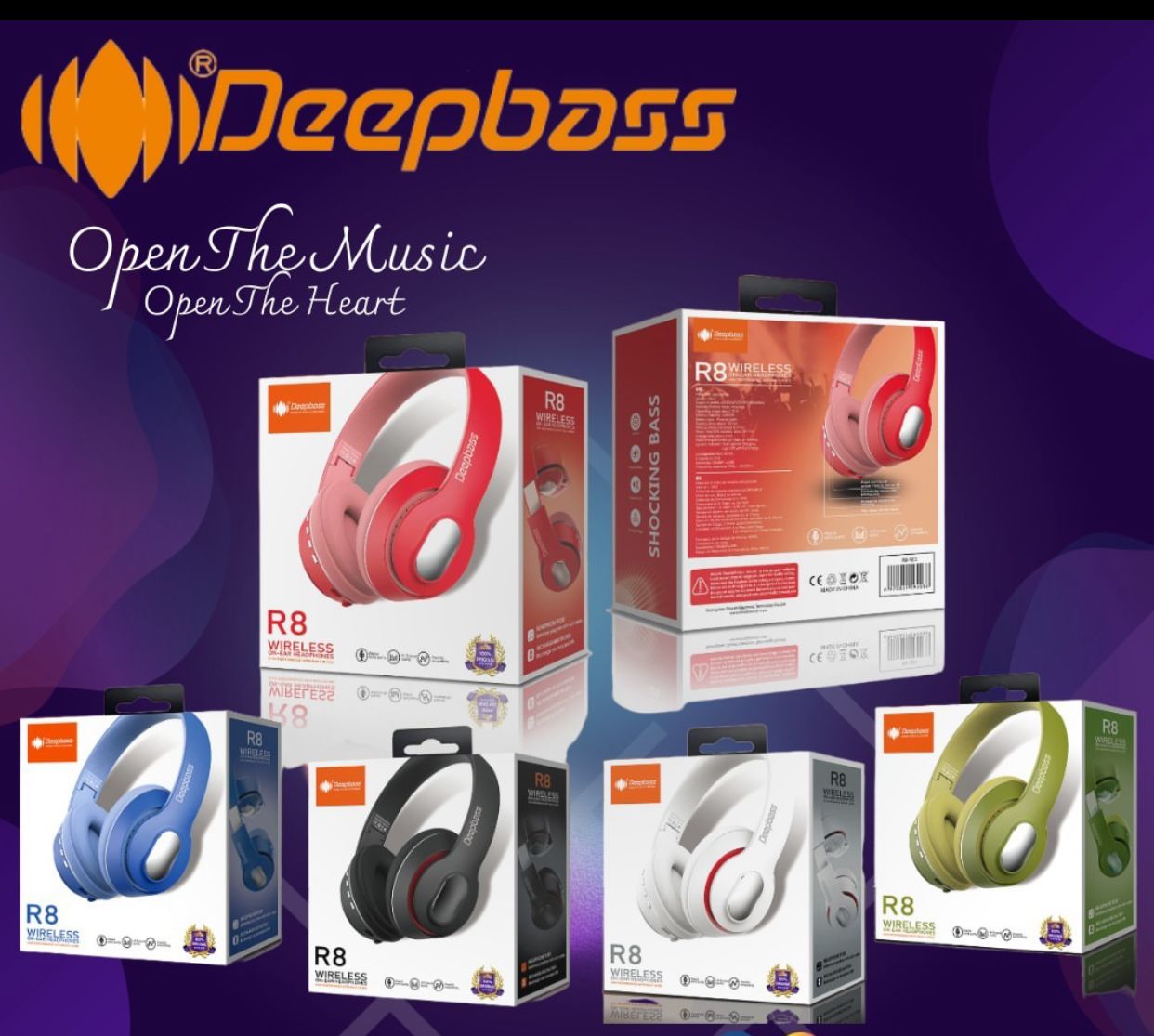 CASQUE DEEPBASS R8