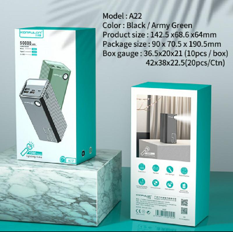 POWER BANK A22 50000