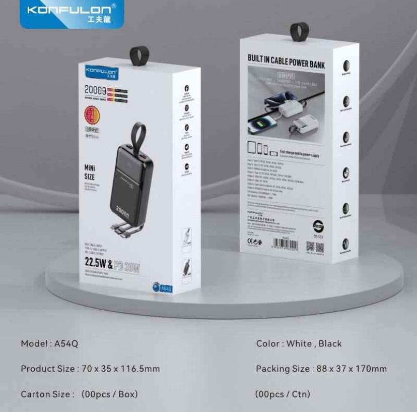 POWER BANK A54Q 20000
