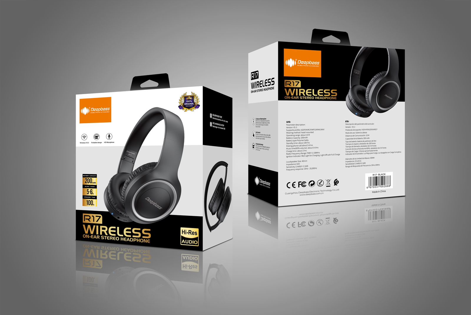 Casque Deepbass R17