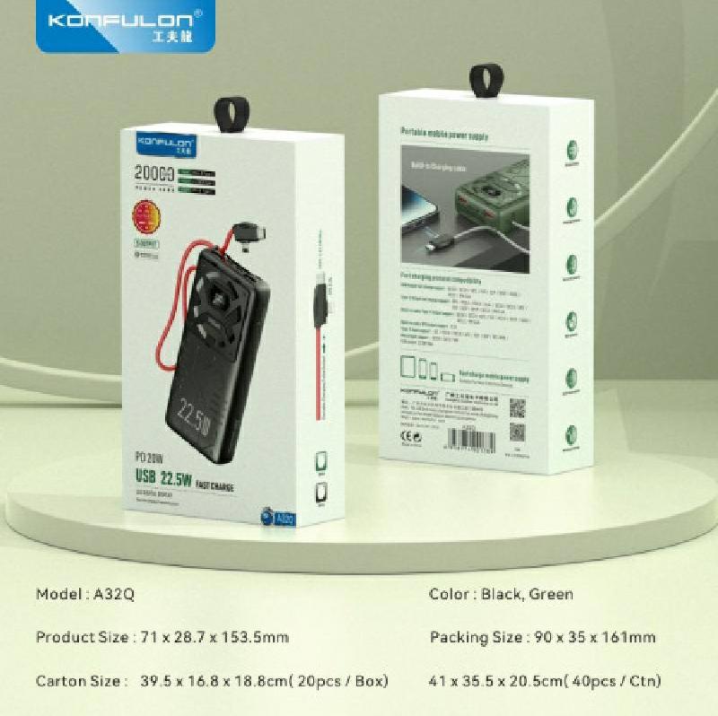 POWER BANK A32Q 20000