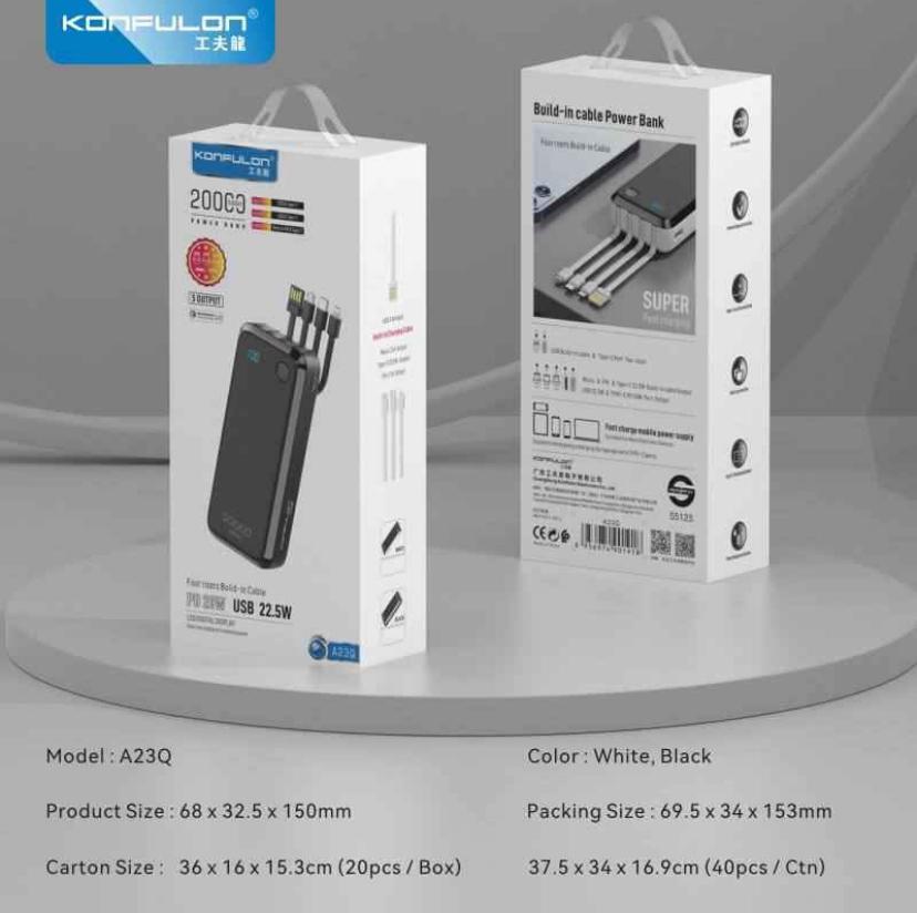 POWER BANK A23Q 20000