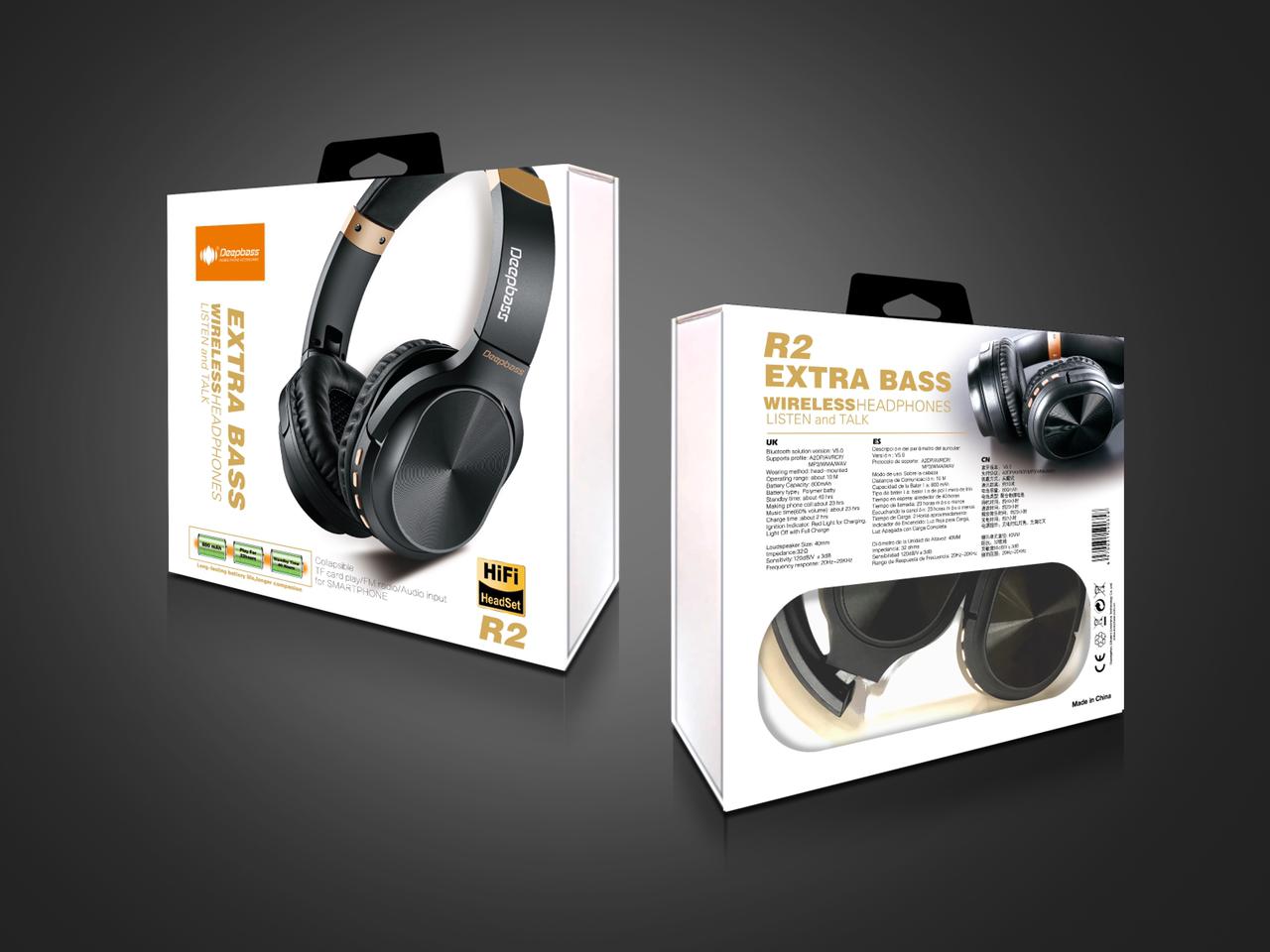 CASQUE DEEPBASS R2 NOIR