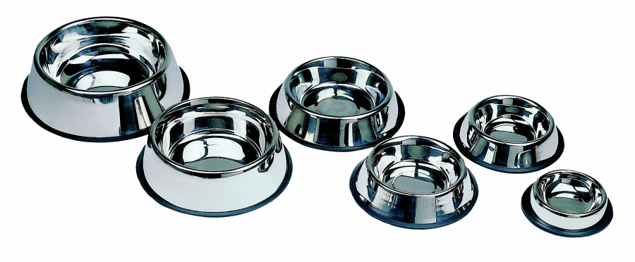 Gamelle Inox anti-dérapant 0.90L/20cm