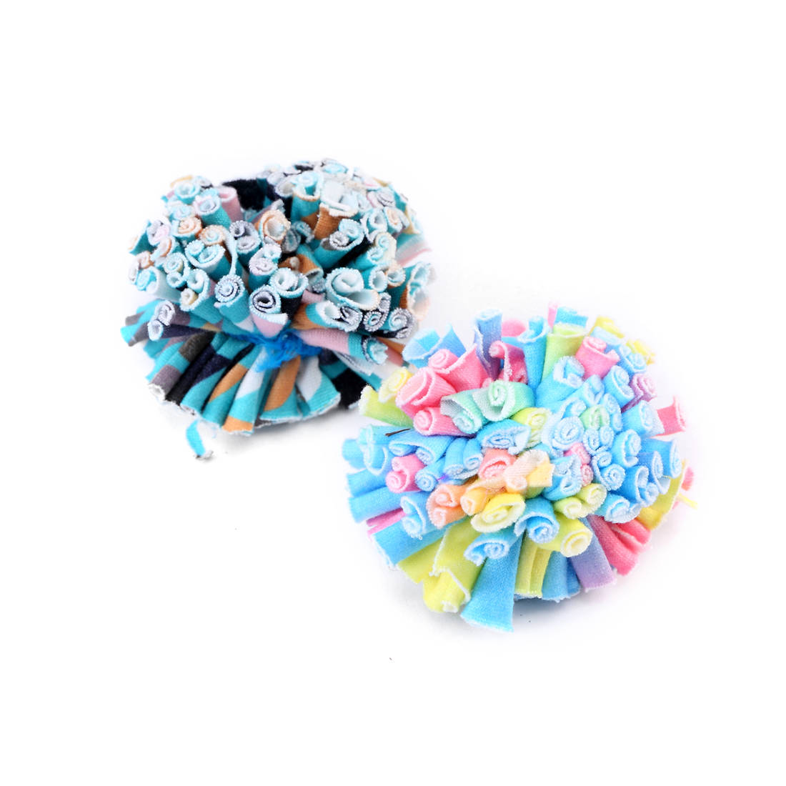 lot 2 balles tissus Rainbow 4.2cm