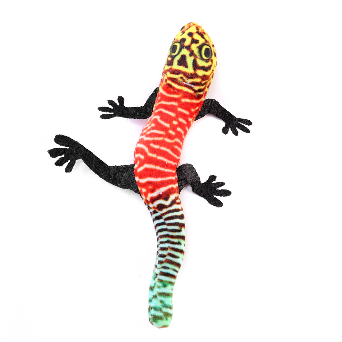 Lézard multicouleurs 16x9cm
