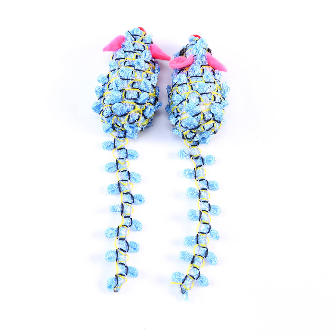 Set 2 souris bleu 4.5cm