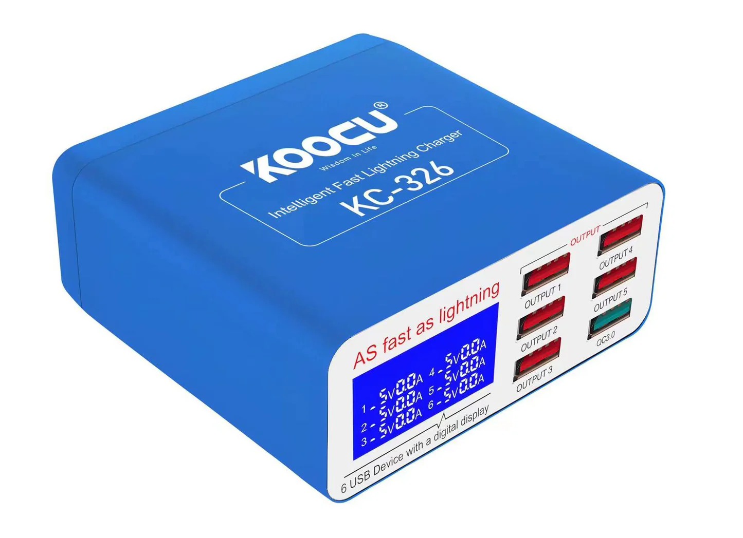TESTEUR A USB 6 PORTS KC326