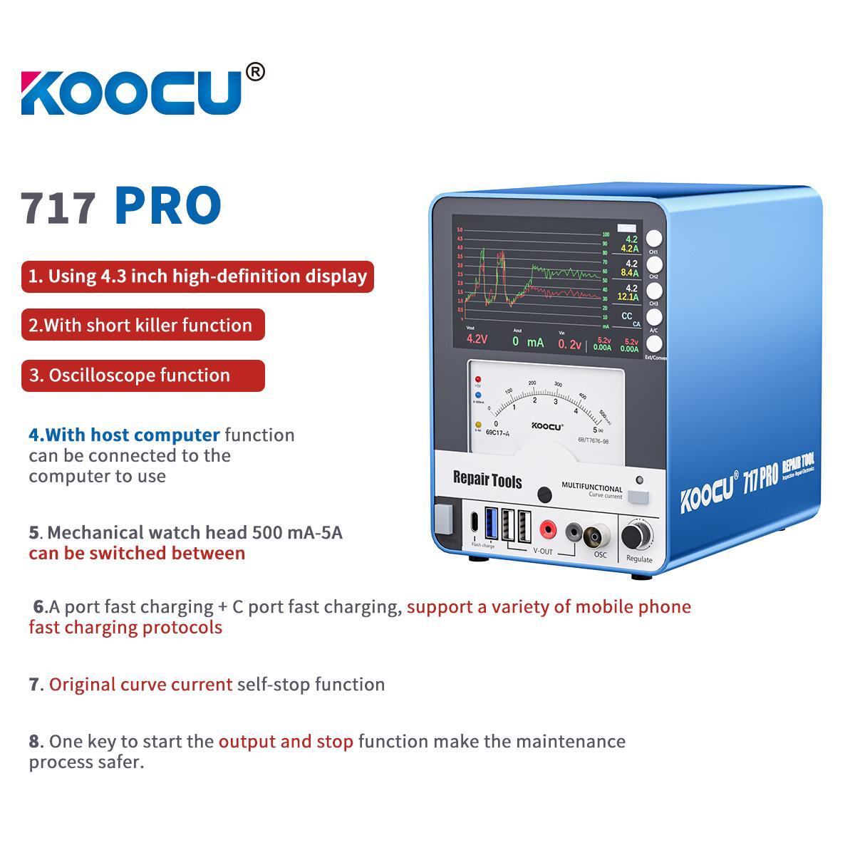 OSCILLOSCOPE POSTE ALIMENTATION