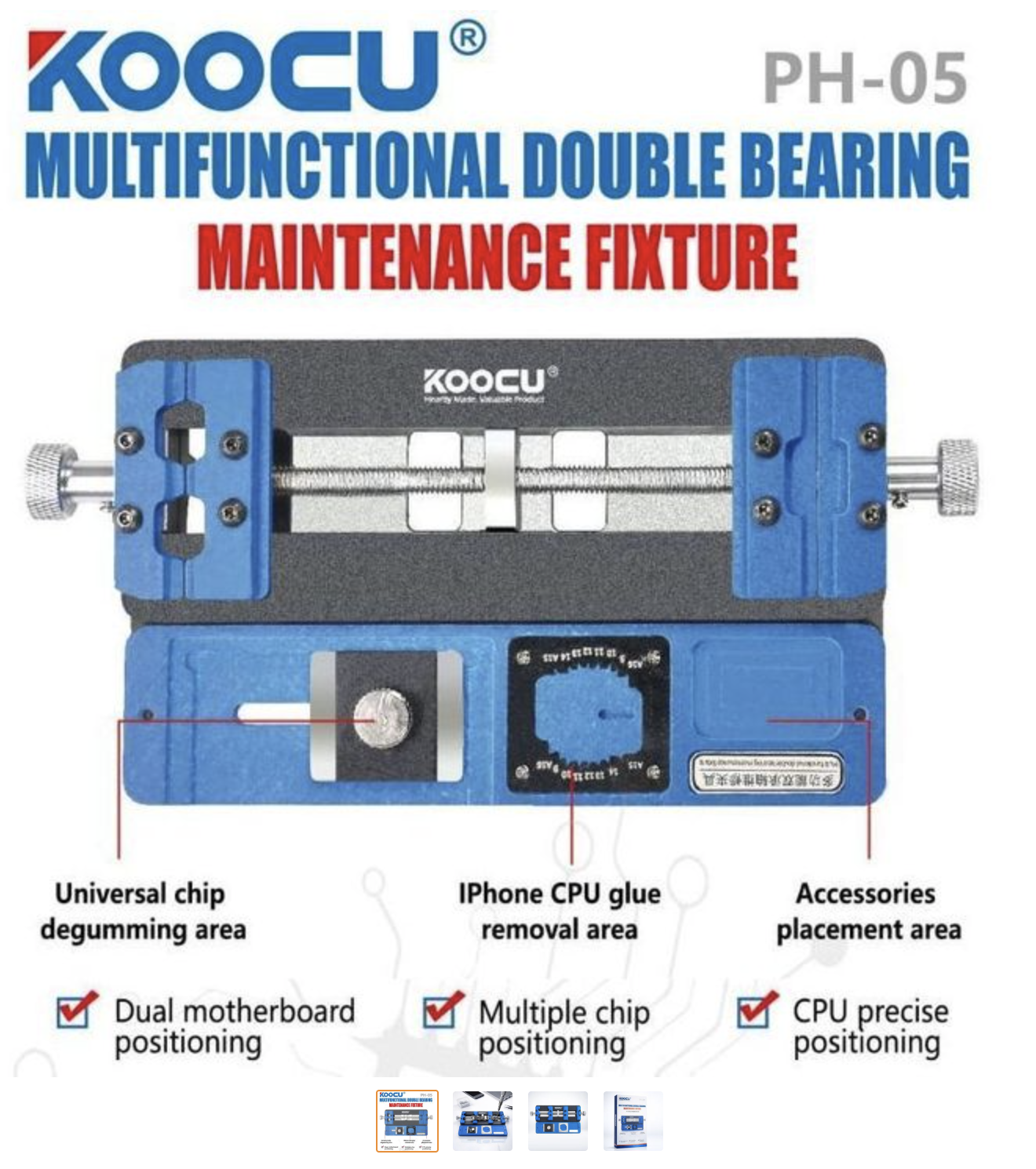SUPPORT CARTE MERE MULTIFONCTIONEL KOOCU PH05