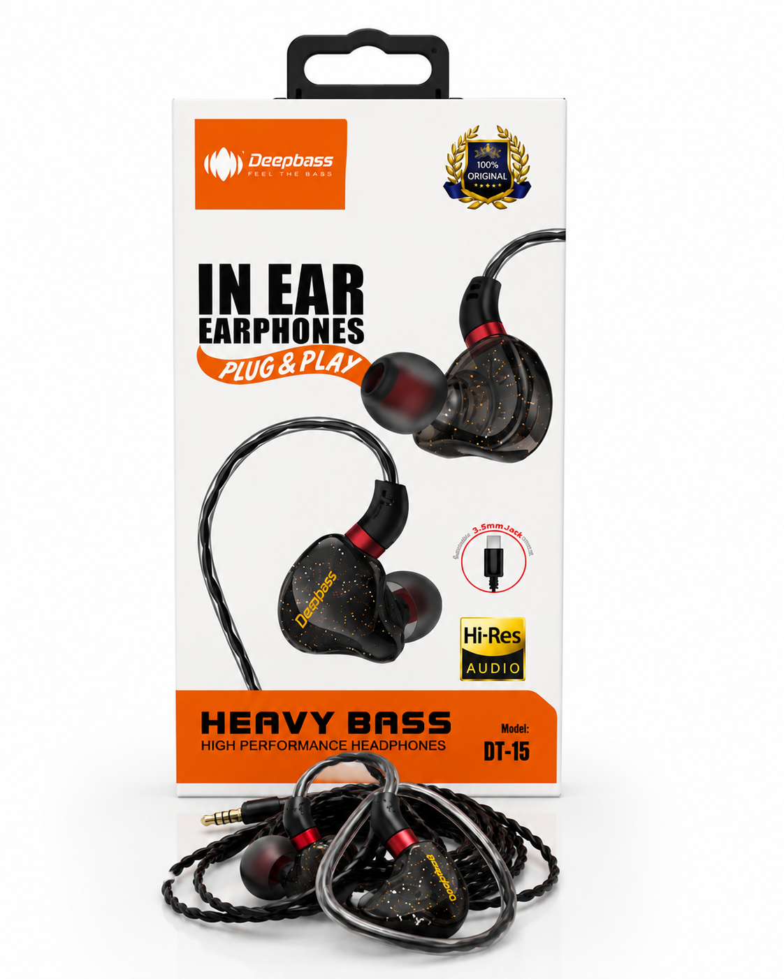 ECOUTEUR DEEPBASS DT15